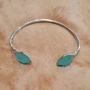 Stella and Dot silver cuff bangle